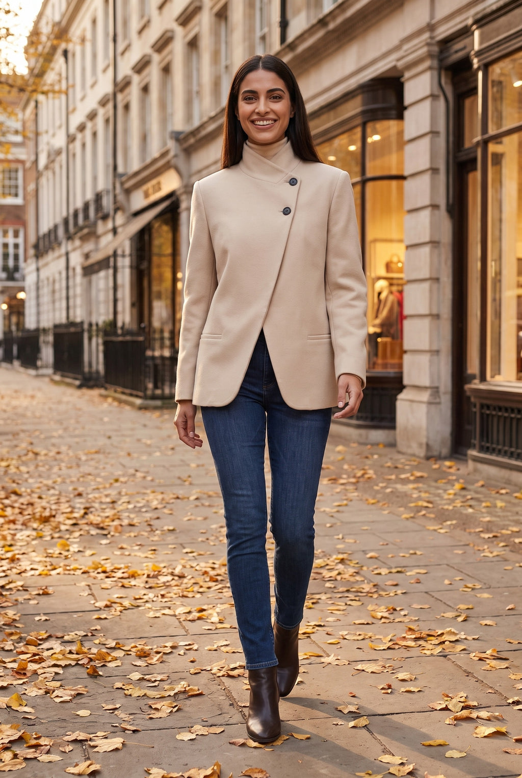 ESTELLA Collarless Tailored Blazer, lifestyle