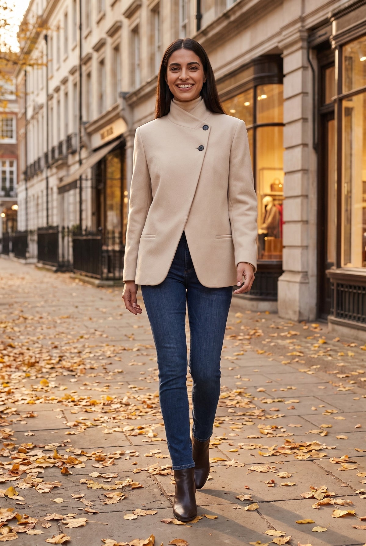 ESTELLA Collarless Tailored Blazer, lifestyle