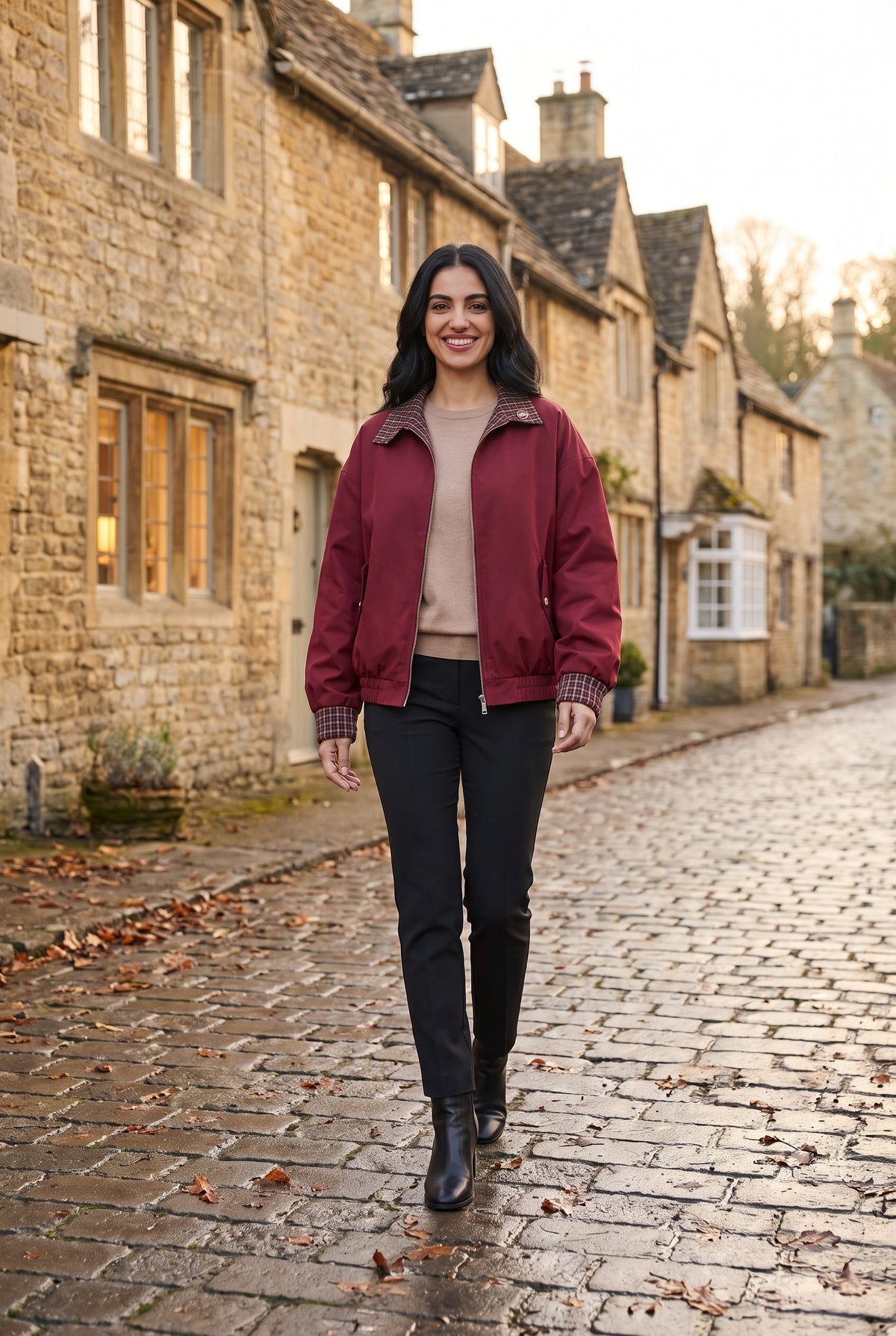 HARLOW Reversible High Neck Jacket, lifestyle