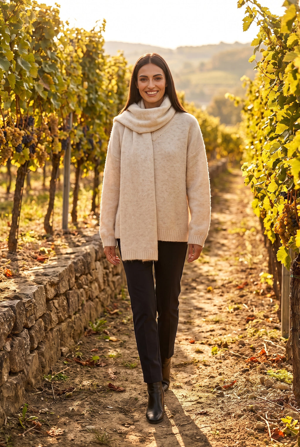 ISABELLA Oversized Chunky Knit Jumper, lifestyle