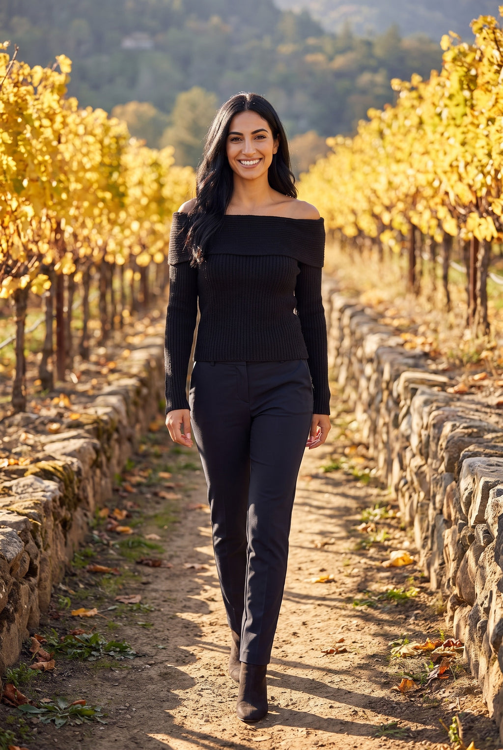MILANI Chunky Off The Shoulder Jumper, lifestyle