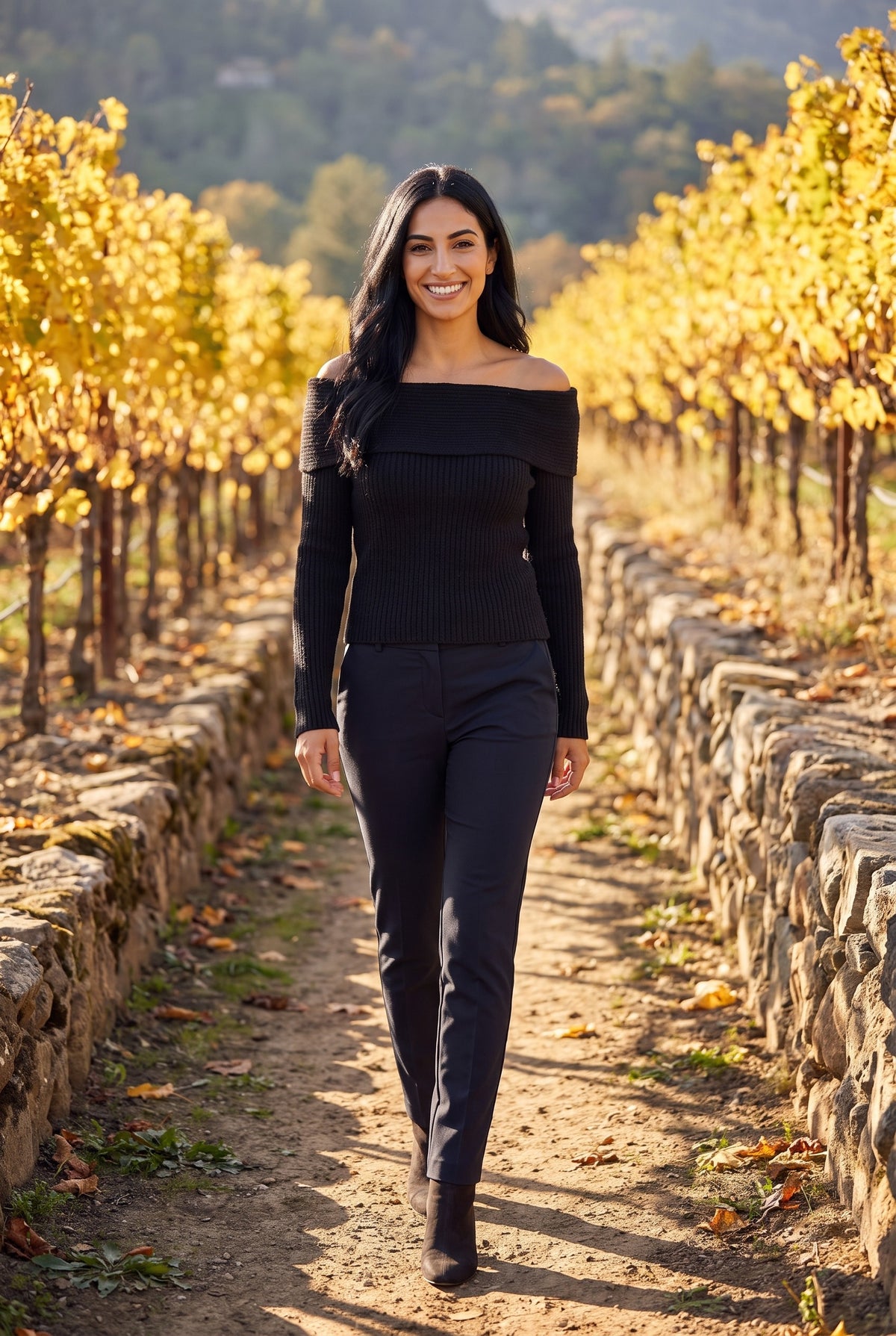 MILANI Chunky Off The Shoulder Jumper, lifestyle